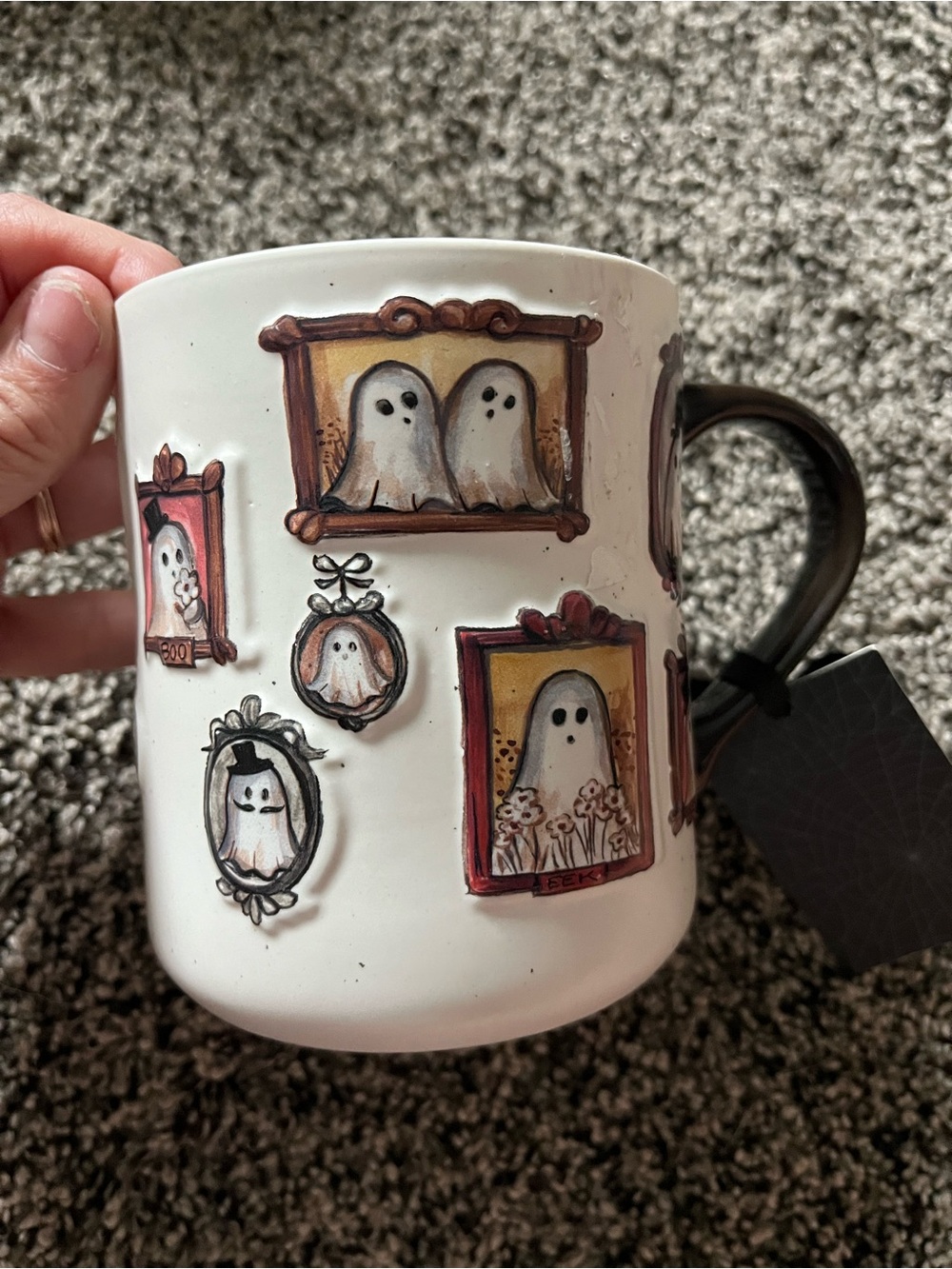 Cobwebs and Cauldrons Halloween mug